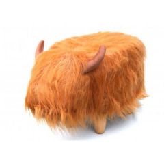 Gardeco Highland Cow Indoor Footstool