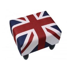 Gardeco Union Jack Indoor Footstool
