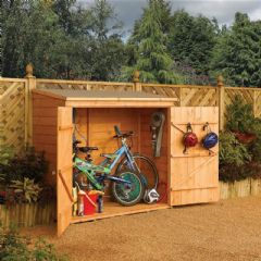 Rowlinson Wallstore Bike Shed - W6ft x D2.5ft