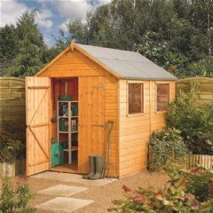 Rowlinson Premier Shiplap Apex Shed - W6ft x D8ft