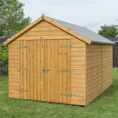Rowlinson Premier Shiplap Apex Shed - W8ft x D12ft