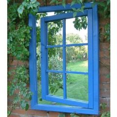 Parallax Window Ajar Garden Mirror