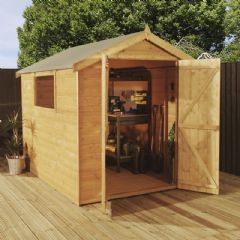 Mercia Premium Shiplap Apex Shed - W6ft x D8ft