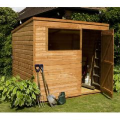 Mercia Shiplap OSB Pent Shed - W8ft x D6ft