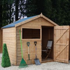 Mercia Shiplap OSB Apex Shed - W8ft x D6ft