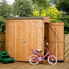 Mercia Shiplap Storage Cabinet - With Side Door - W6ft x H6.5ft