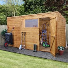 Mercia Shiplap OSB Pent Shed - W10ft x D6ft