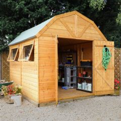 Mercia Shiplap Tongue and Groove Dutch Barn Shed - W8ft x D10ft