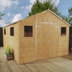 Mercia Shiplap Tongue and Groove Workshop - W10ft x D16ft