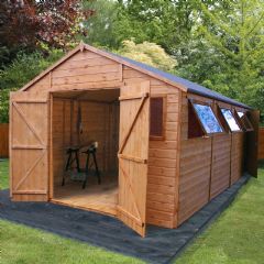 Mercia Shiplap Tongue and Groove Workshop - W10ft x D20ft