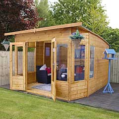 Mercia Helios Curved Roof Summerhouse Range