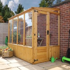 Mercia Lean-To Greenhouse - W4ft x D8ft - Styrene