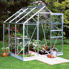 Halls Popular Aluminium Frame Greenhouses - Horticultural Glass