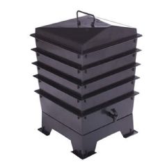 Gutter Mate Tiger Wormery - Black 4 Tray