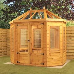 Mercia Octagonal Greenhouse - W8ft x D6ft