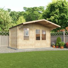 Mercia Greenacre Haven Log Cabin - W13ft x D13ft