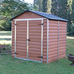 Palram Skylight 6ft Sheds - Amber