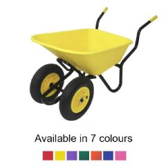 Bullbarrow 110 Litre Bronco Duo Wheelbarrow - 2 Wheel