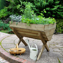 Forest Garden Kitchen Garden Trough