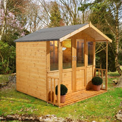 Forest Garden Maplehurst Summerhouse - W7ft x D7ft