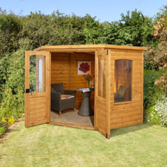 Forest Garden Cranbourne Corner Summerhouse - W7ft x D7ft