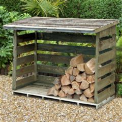 Forest Garden Timber Log Store