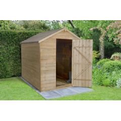 Forest Garden Overlap Apex Shed - W6ft x D8ft