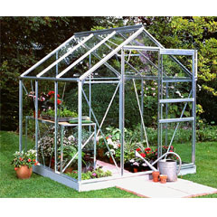 Halls Popular Aluminium Frame Greenhouse Long Pane Toughened Glass