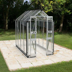 Eden Birdlip Zero Threshold Aluminium Frame Greenhouse - Horticultural Glass