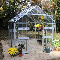Eden Blockley Zero Threshold Aluminium Frame Greenhouses - Horticultural Glass