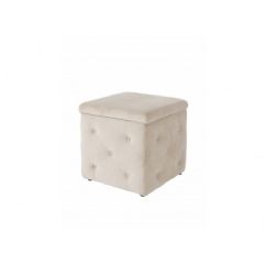 Ellister Valentina Storage Box Stool - Beige