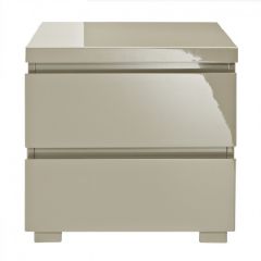 Ellister Puro Stone 2 Drawer Bedside Cabinet