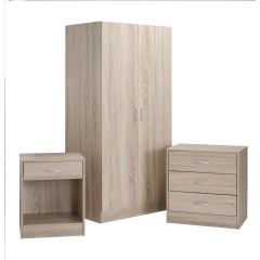 Ellister Delta 3 Piece Bedroom Set