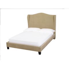 Ellister Chateaux Winged Double Bed - Beige