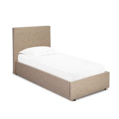 Ellister Lucca Single Ottoman Bed - Beige