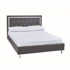 Ellister Crystalle Kingsize Bed - Grey