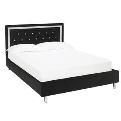 Ellister Crystalle Kingsize Bed - Black