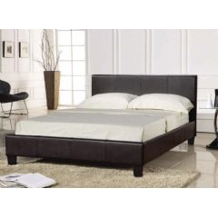 Ellister Prado Double Bed - Brown