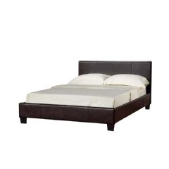 Ellister Prado Double Ottoman Bed - Brown