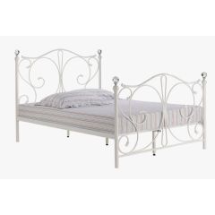 Ellister Florence Double Bed - White