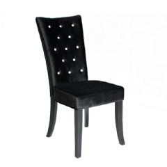 Ellister Radiance Indoor Dining Chairs - Black - 2 Chairs