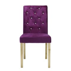 Ellister Paris Indoor Dining Chairs - Purple - 2 Chairs