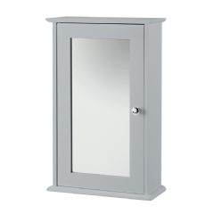 Ellister Alaska Grey Mirrored Bathroom Wall Cabinet