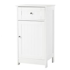 Ellister Alaska White Low Bathroom Storage Unit