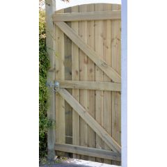 Grange Arched Featheredge Single Gate - W0.9m x H1.85m