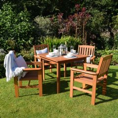 Greenfingers Chessington 4 Seater Dining Set
