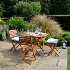 Ellister Alnwick 4 Seater Dining Set - 100cm Table