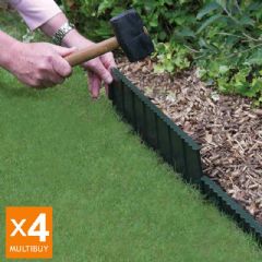 2.2m Bosmere Flexi Edge Lawn Edging - H15cm