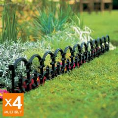 7.72m Fleur-de-lys Edging - H17cm