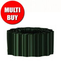 36.4m Gardman Durable Plastic Lawn Edging - H9cm